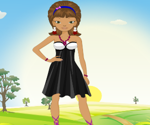 Black Charming Dress Up