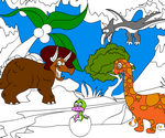 Coloriage Dinosaure