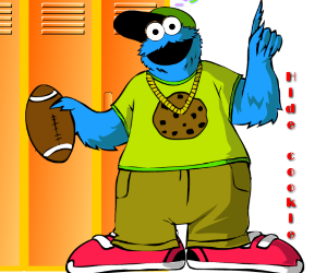 Cookie Monster Dress Up
