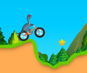 Dinosaur Bike Stunt