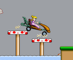 Peach Car Racing