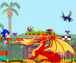 Sonic Vs Dragon
