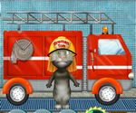 Talking Tom Fire Truck Washing